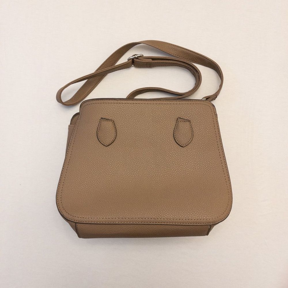 Collection XIIX • Beige Faux Leather Purse NWOT